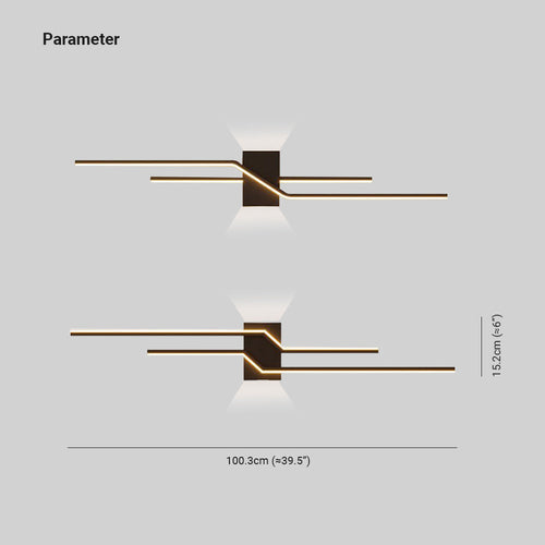 Arisha Minimalist Linear Metal Vanity Wall Light | ventumra