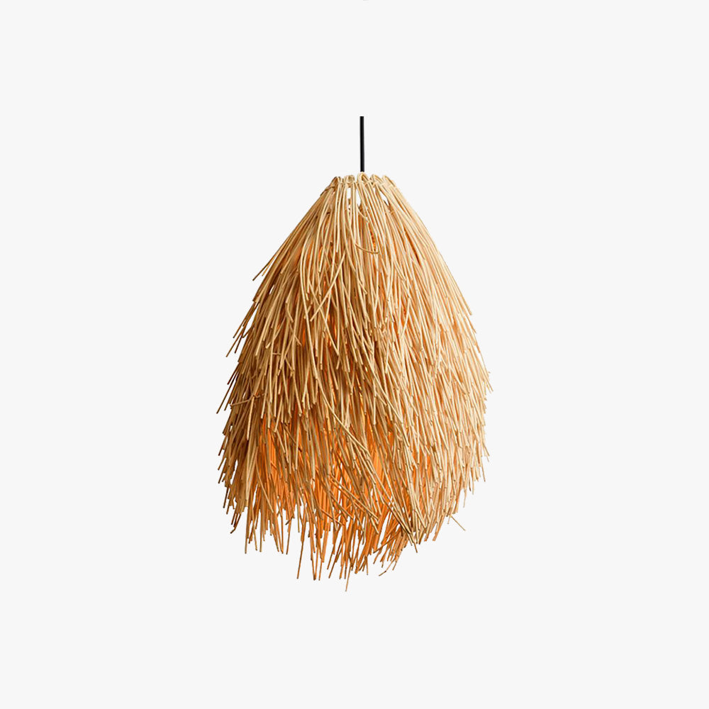Muto Designer Handmade Weave Pendant Light, Rattan - Neutralighting
