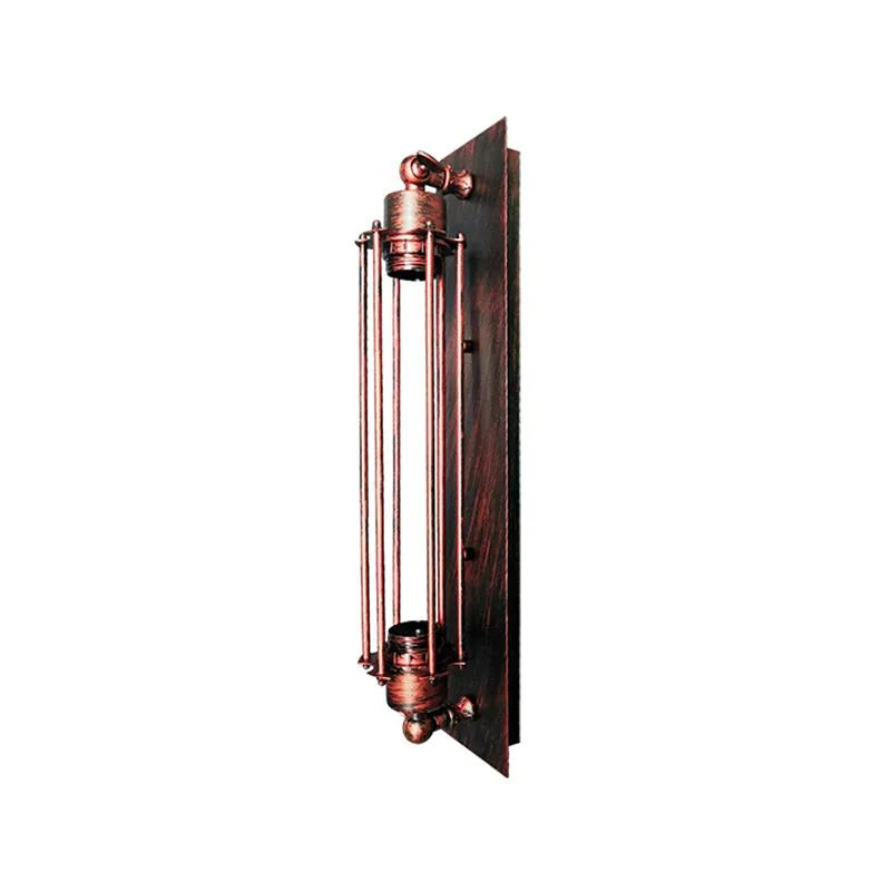 Tronel Vintage Cylinder Metal Wall Lamp, Black/Red/Silver/Gold | ventumra