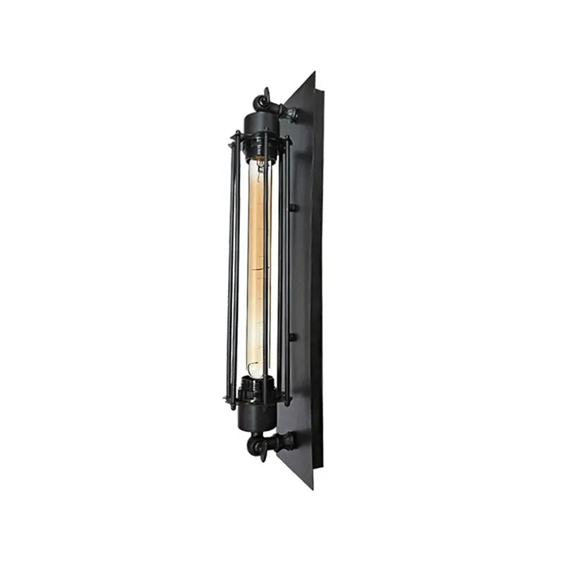 Tronel Vintage Cylinder Metal Wall Lamp, Black/Red/Silver/Gold | ventumra