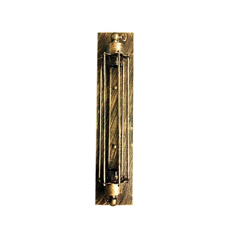 Tronel Vintage Cylinder Metal Wall Lamp, Black/Red/Silver/Gold | ventumra