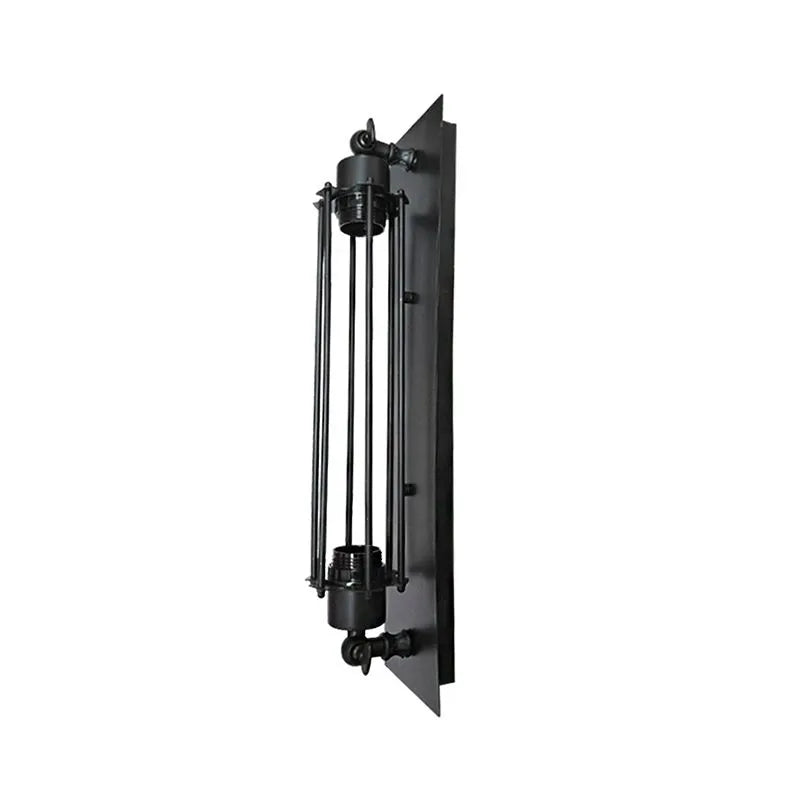 Tronel Vintage Cylinder Metal Wall Lamp, Black/Red/Silver/Gold | ventumra