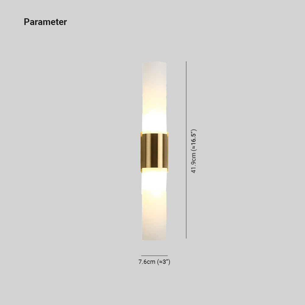 Arisha Modern Double Headed Metal Glass Vanity Wall Lamp, Black/Gold | ventumra