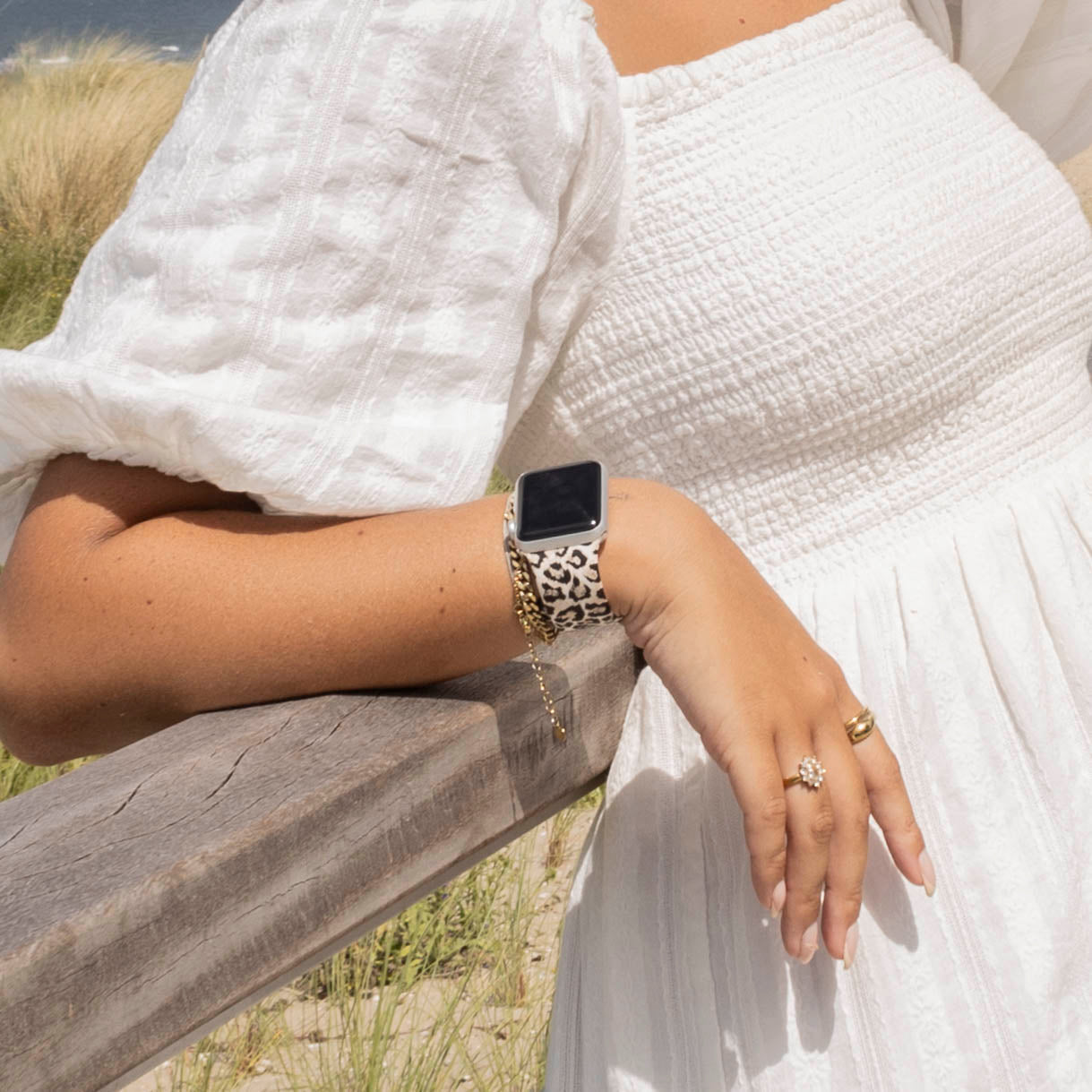 سوار بنقشة النمر المحظوظ لـ Apple Watch Edition | Ventumra