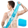 Long-Handle Back Brush — Deep Cleansing Massage Scrubber