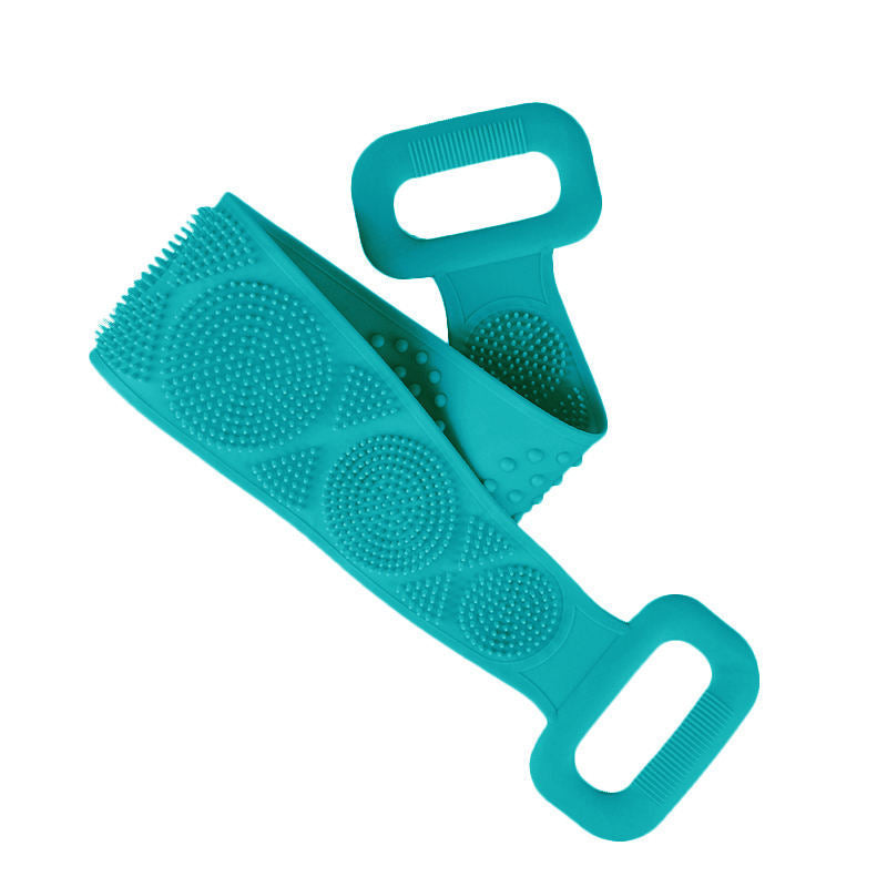 Long-Handle Back Brush — Deep Cleansing Massage Scrubber