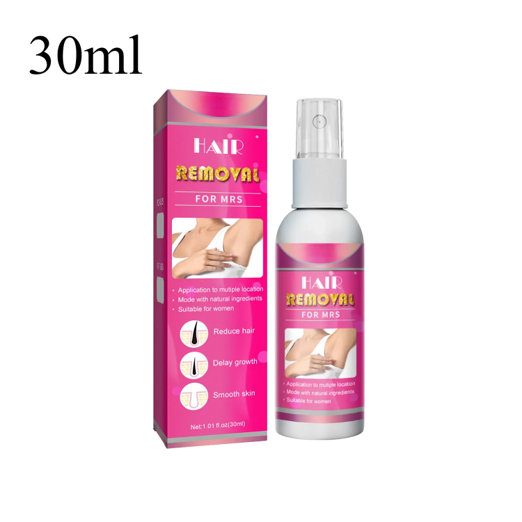Spray pentru îndepărtarea nedureroasă a părului — piele mătăsoasă în câteva secunde