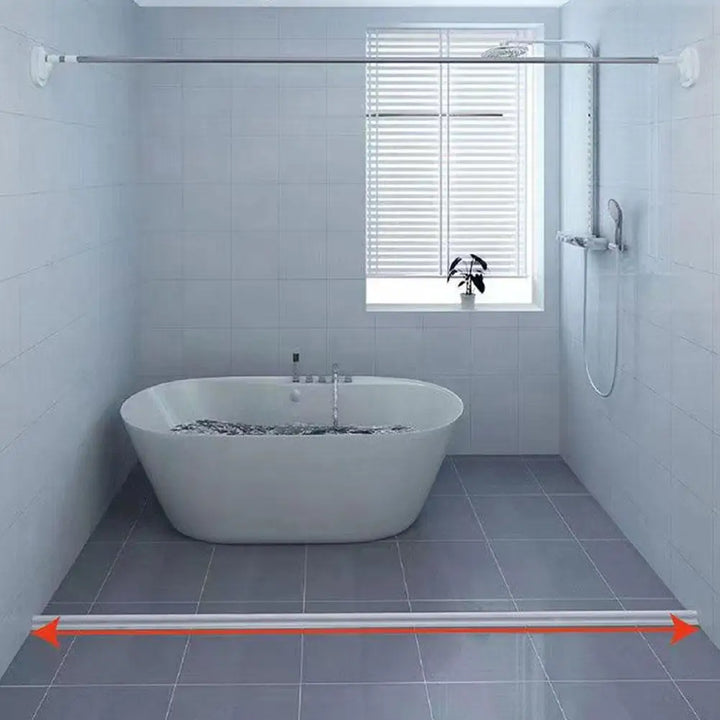 מחסום מים גמיש למקלחת AquaGuard — התקנה קלה