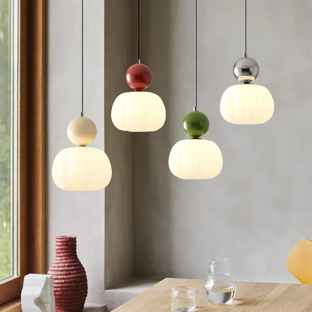 Aurelio Bauhaus Art Deco Pendant Light Four Color Options