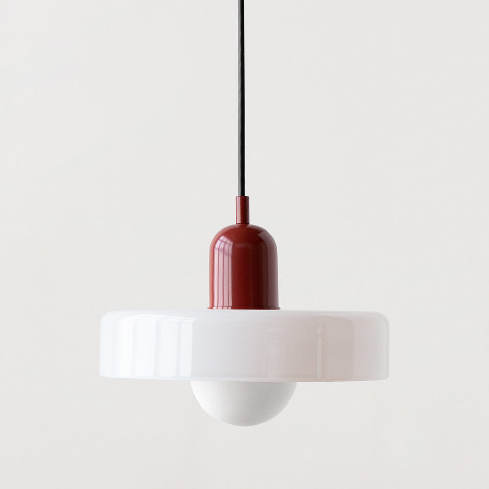 Aeronis Glass Pendant Light With Gloss White Finish For Modern Interiors