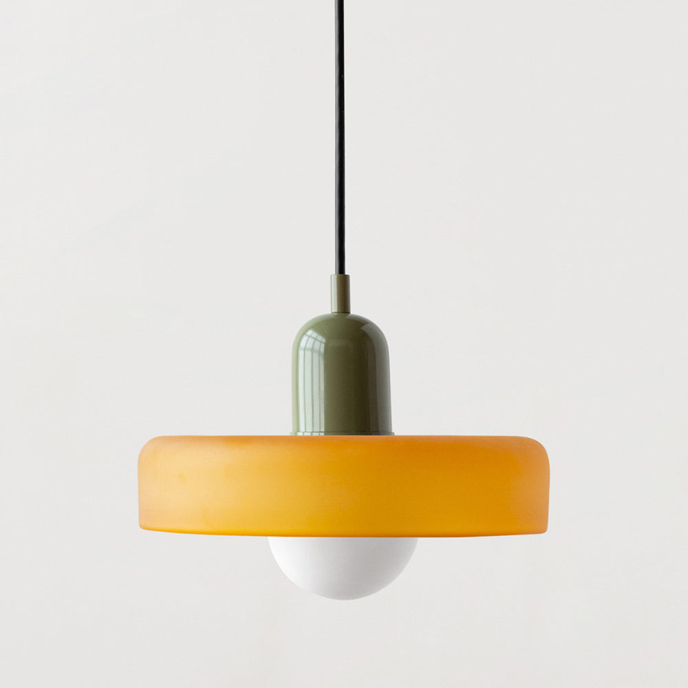 Aeronis Glass Pendant Light With Gloss White Finish For Modern Interiors