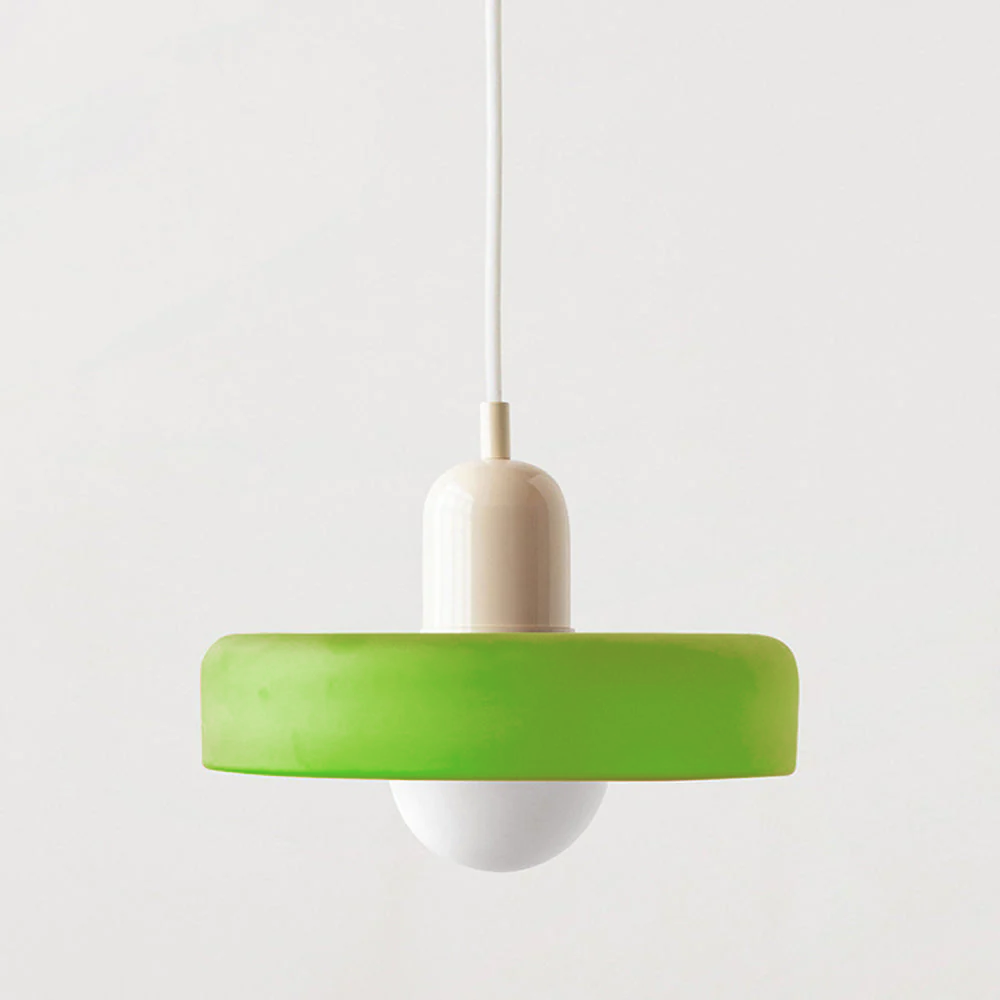 Aeronis Glass Pendant Light With Gloss White Finish For Modern Interiors