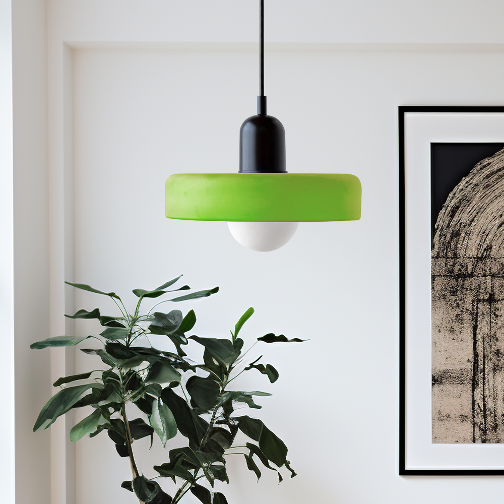 Aeronis Glass Pendant Light With Gloss White Finish For Modern Interiors