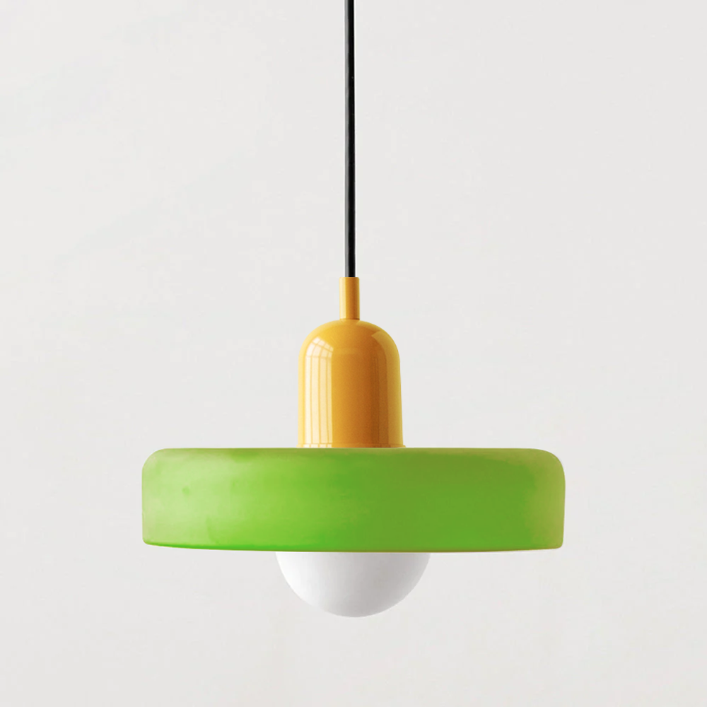 Aeronis Glass Pendant Light With Gloss White Finish For Modern Interiors