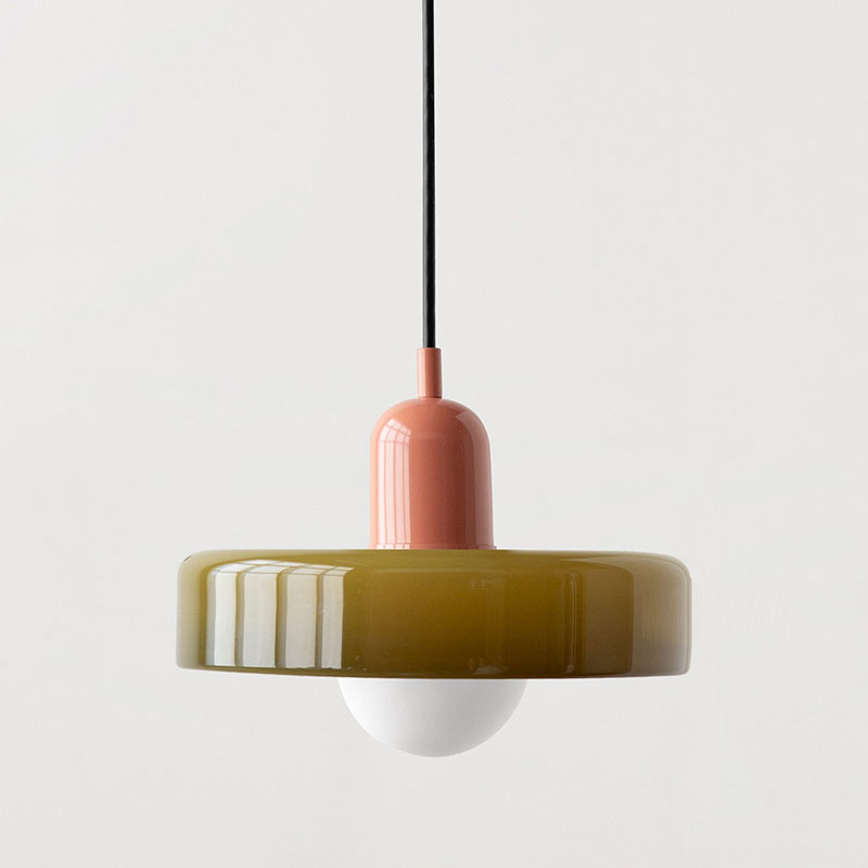 Aeronis Glass Pendant Light With Gloss White Finish For Modern Interiors