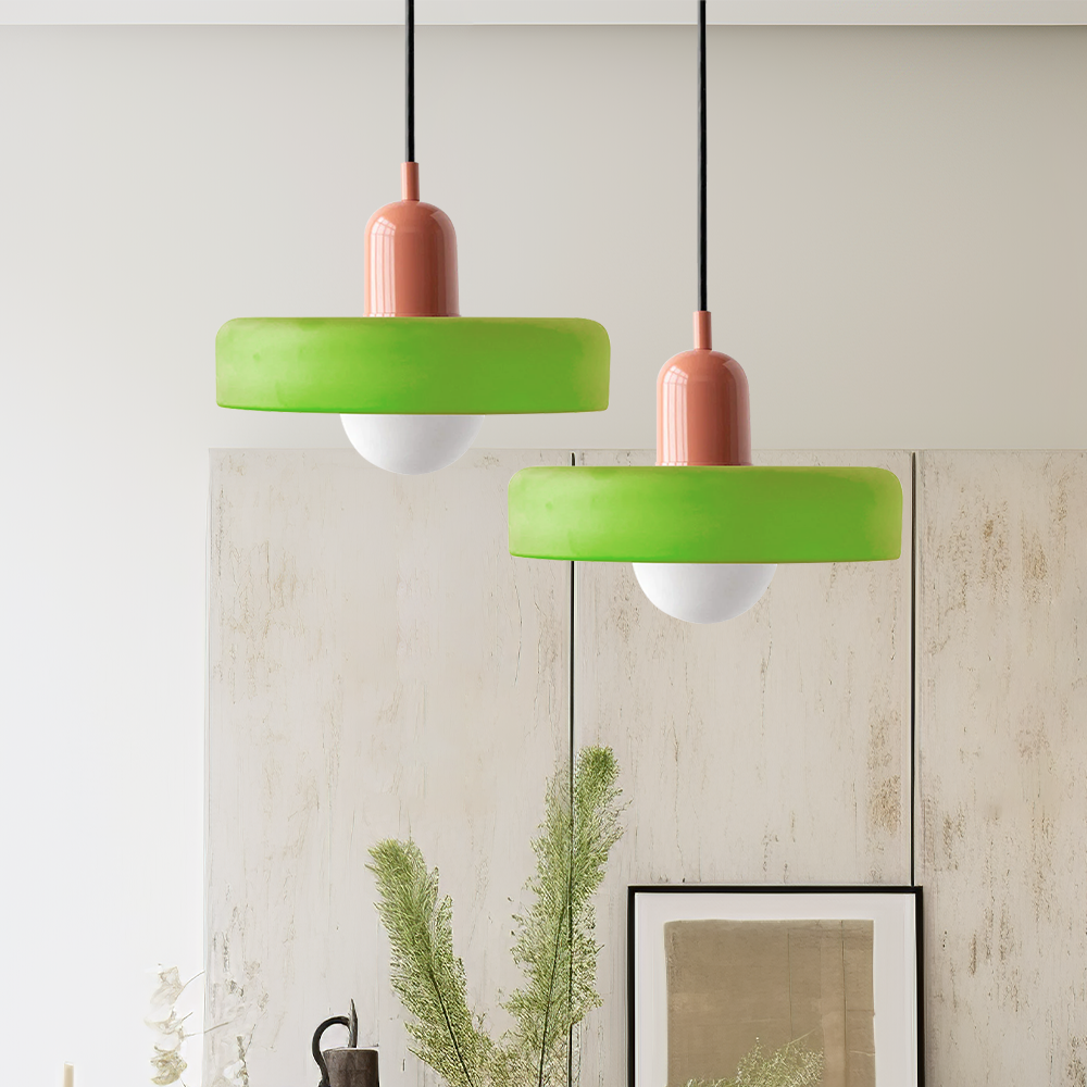 Aeronis Glass Pendant Light With Gloss White Finish For Modern Interiors