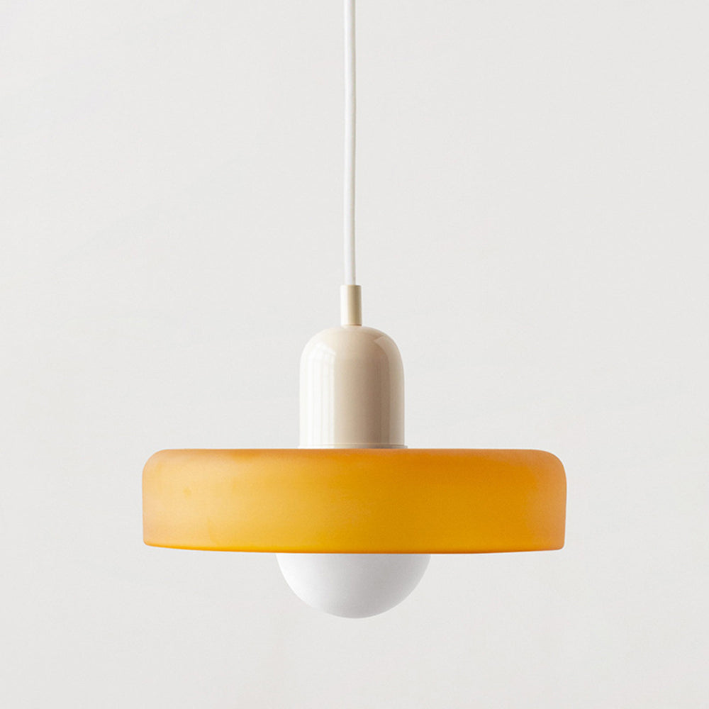 Aeronis Glass Pendant Light With Gloss White Finish For Modern Interiors