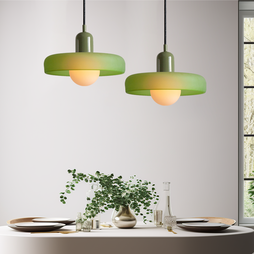 Aeronis Glass Pendant Light With Gloss White Finish For Modern Interiors