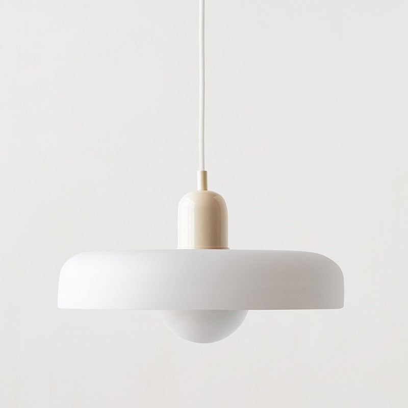 Aeronis Glass Pendant Light With Gloss White Finish For Modern Interiors