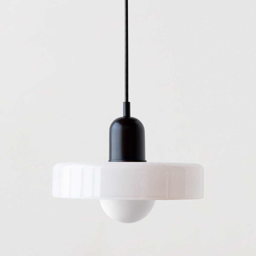 Aeronis Glass Pendant Light With Gloss White Finish For Modern Interiors
