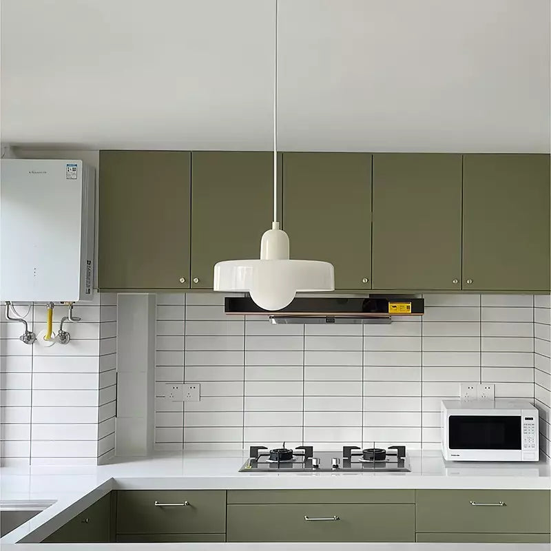 Aeronis Glass Pendant Light With Gloss White Finish For Modern Interiors