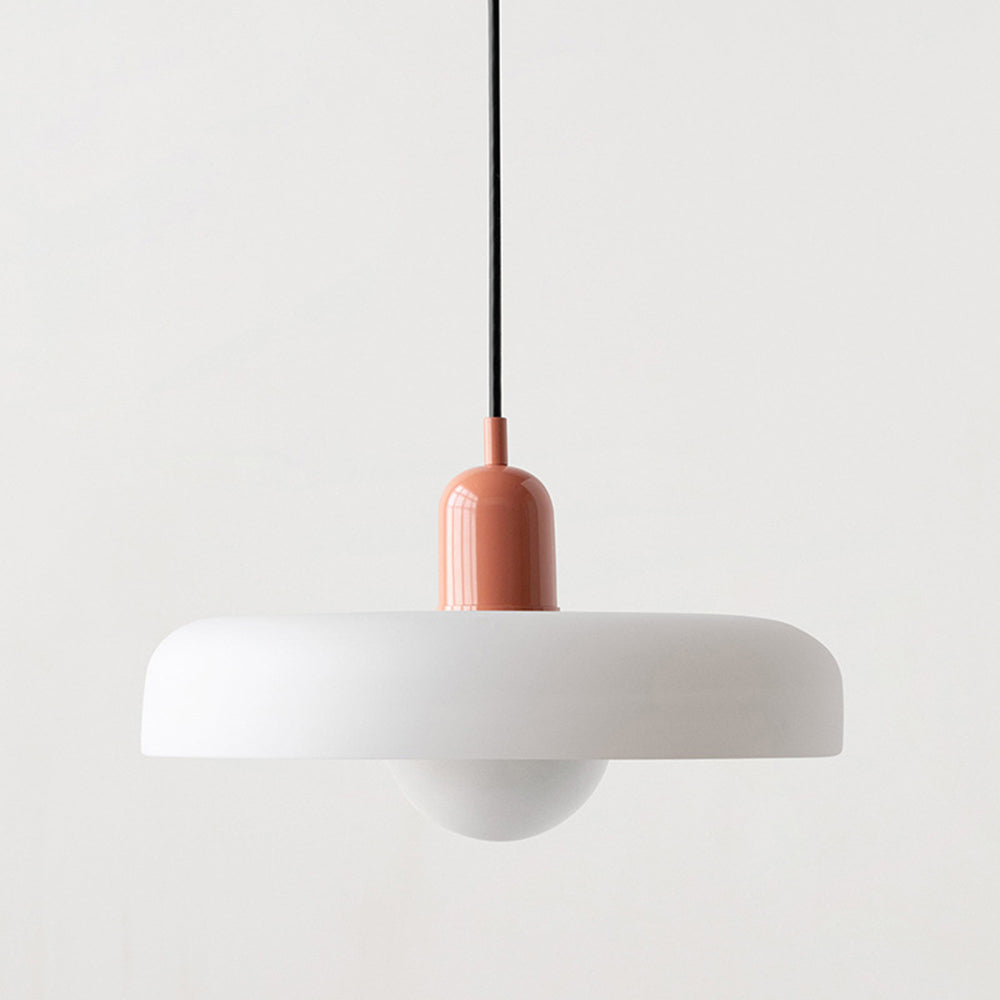 Aeronis Glass Pendant Light With Gloss White Finish For Modern Interiors