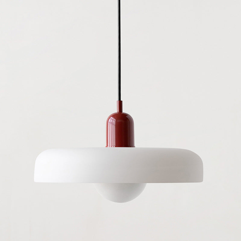 Aeronis Glass Pendant Light With Gloss White Finish For Modern Interiors