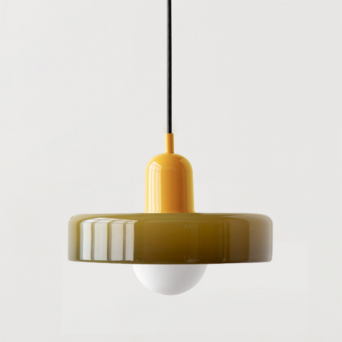 Aeronis Glass Pendant Light With Gloss White Finish For Modern Interiors