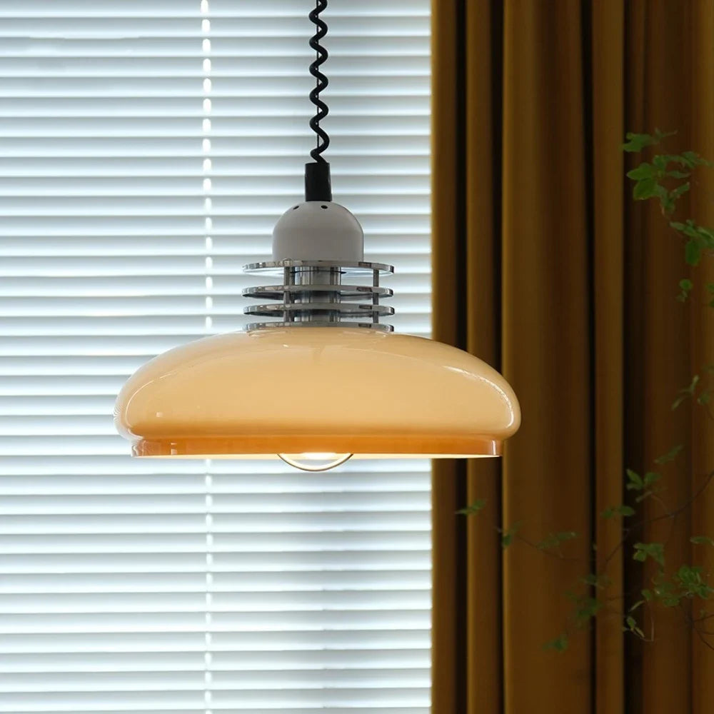 NovaGlass Bauhaus Pendant Light with Adjustable Suspension