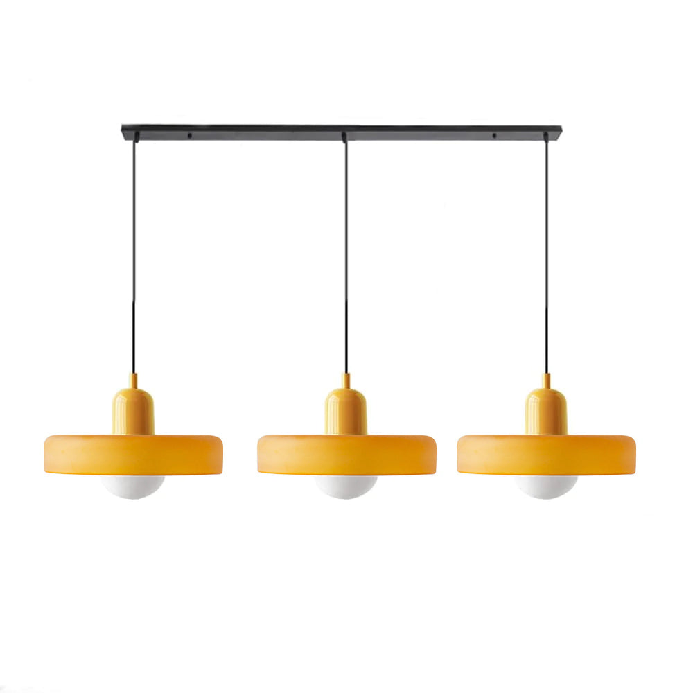 Astra Glass Pendant Light in Bauhaus Style for Kitchen