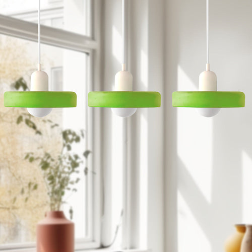 Astra Glass Pendant Light in Bauhaus Style for Kitchen