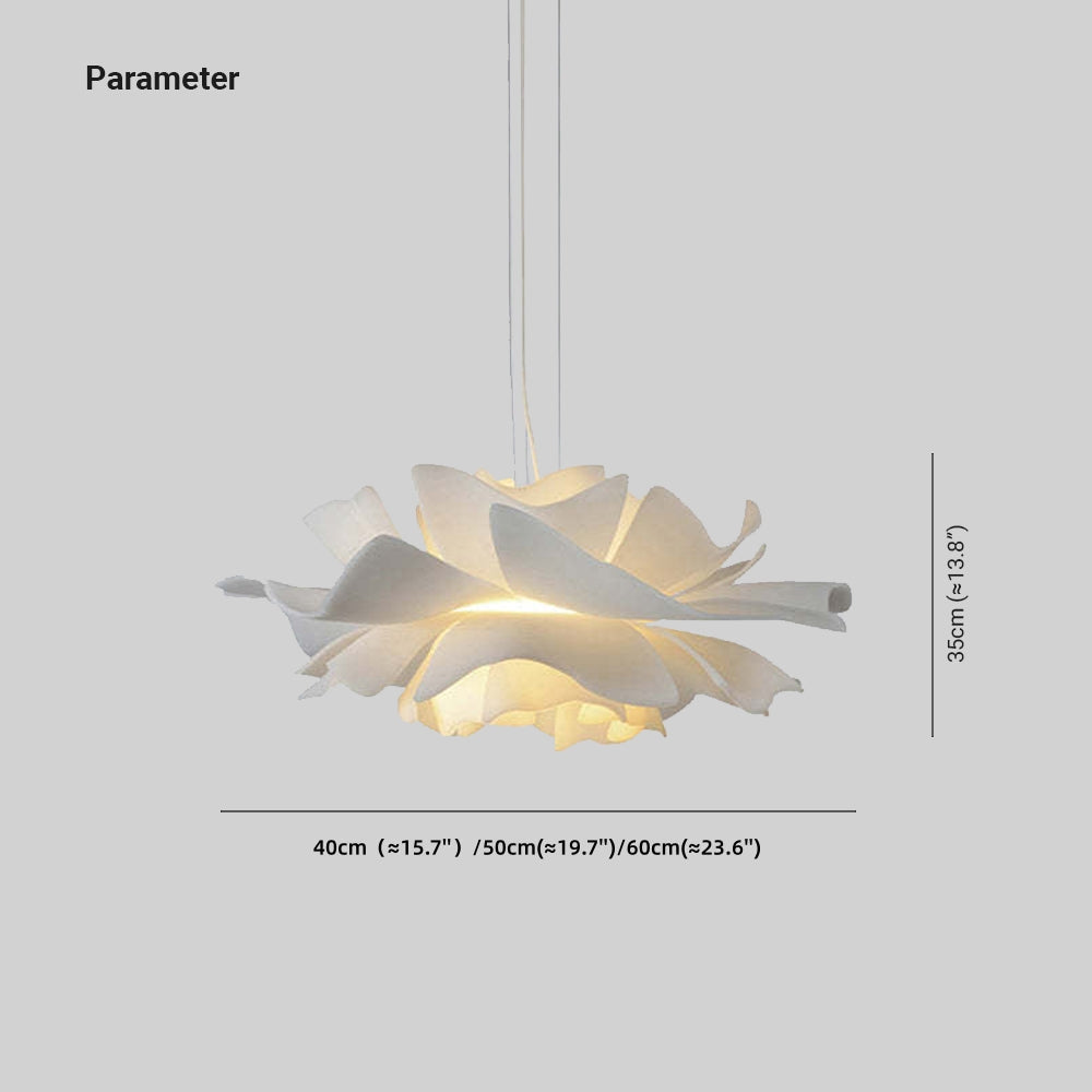 BlossomAura Pendant Light in Modern Metal and Acrylic
