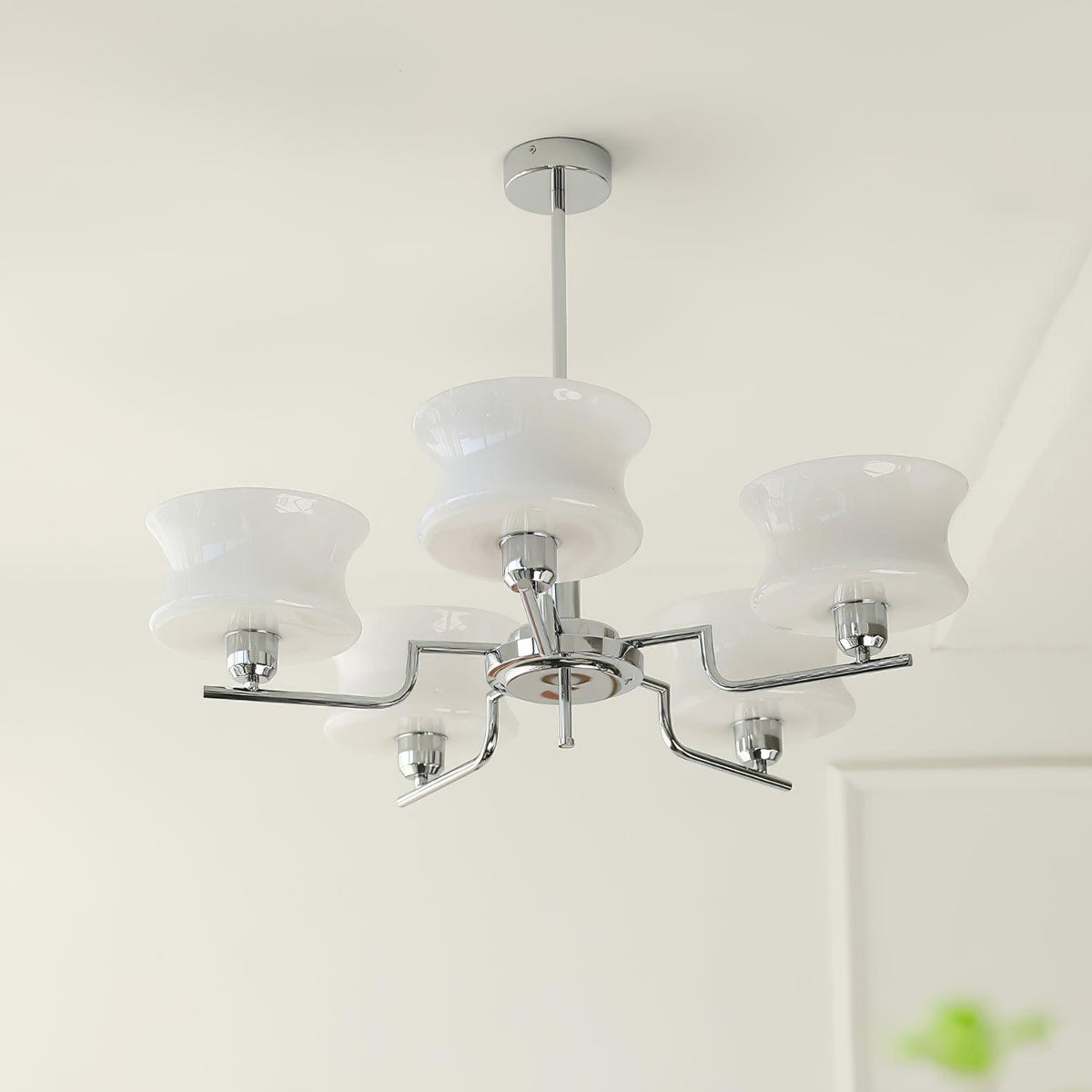 Vintage Gold Glass Ceiling Chandelier Light Fixture | Ventumra