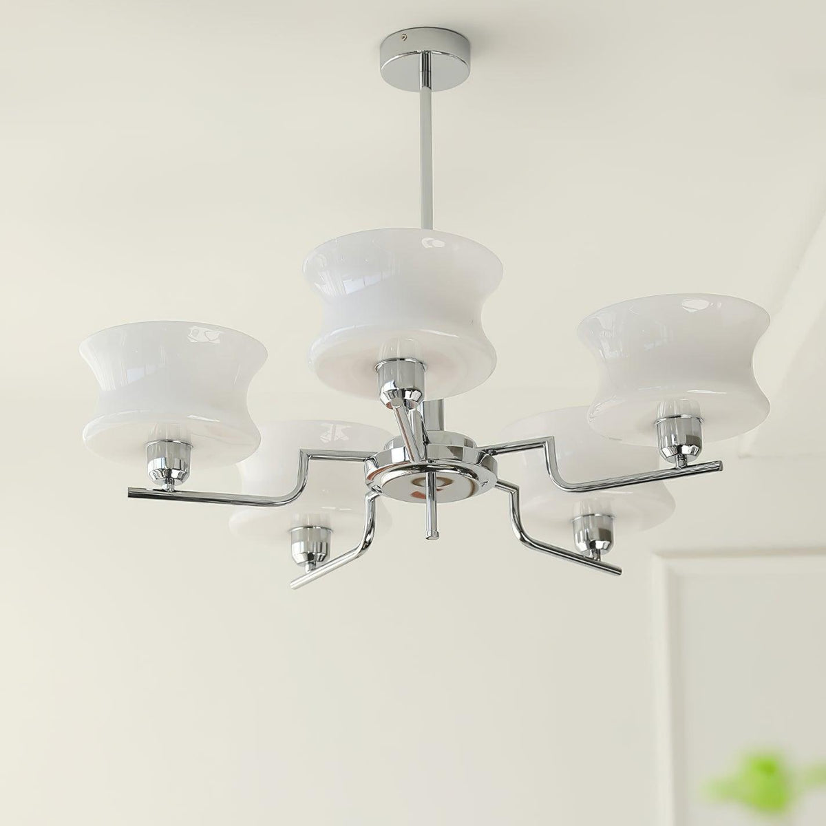 Vintage Gold Glass Ceiling Chandelier Light Fixture | Ventumra