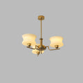 Vintage Gold Glass Ceiling Chandelier Light Fixture | Ventumra