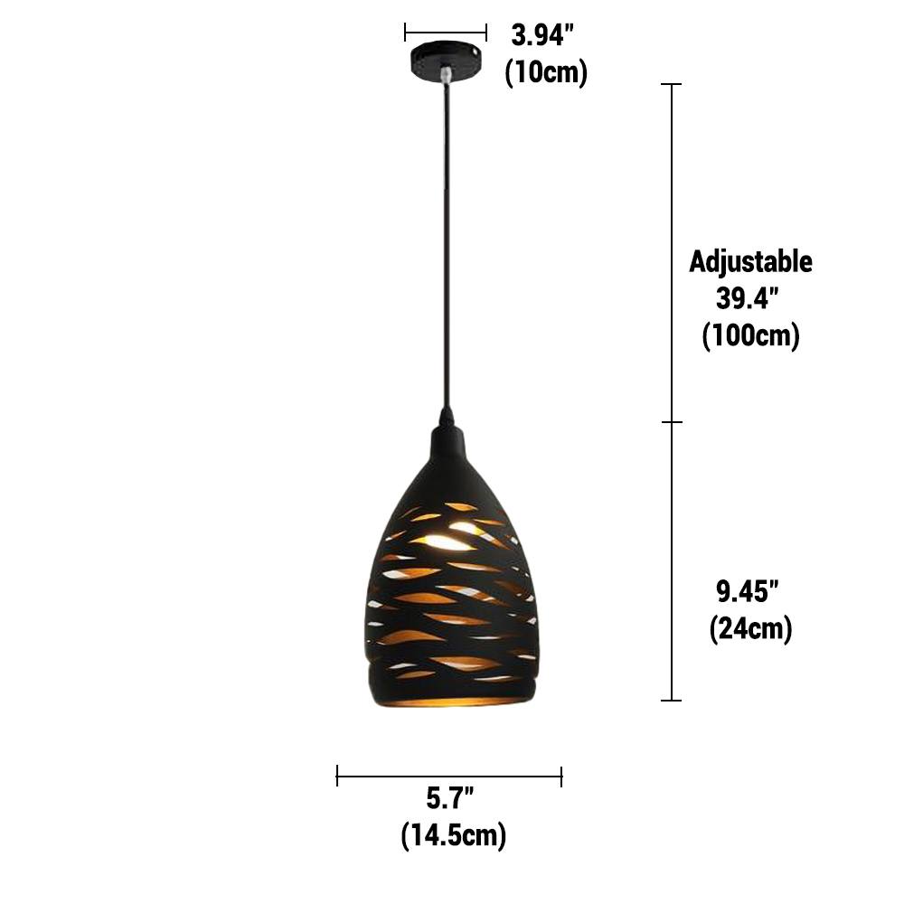 Aurelia Lantern Pendant Light in Vintage Metal Finish