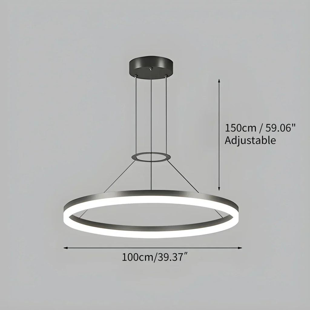 Round LED Pendant Light for Living Rooms and Kitchens | Ventumra