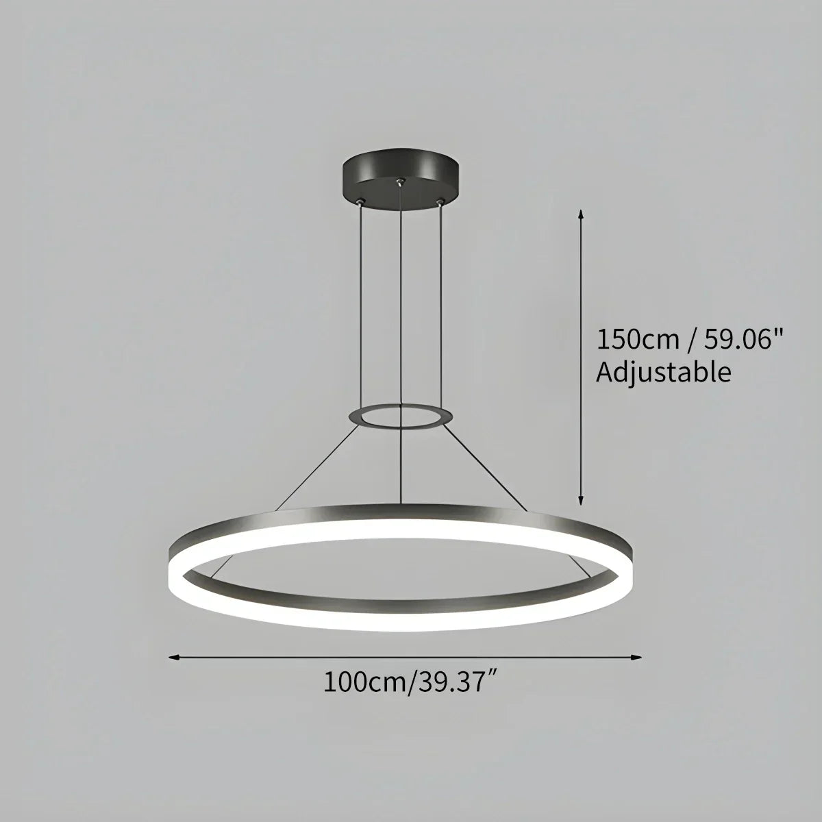 Round LED Pendant Light for Living Rooms and Kitchens | Ventumra