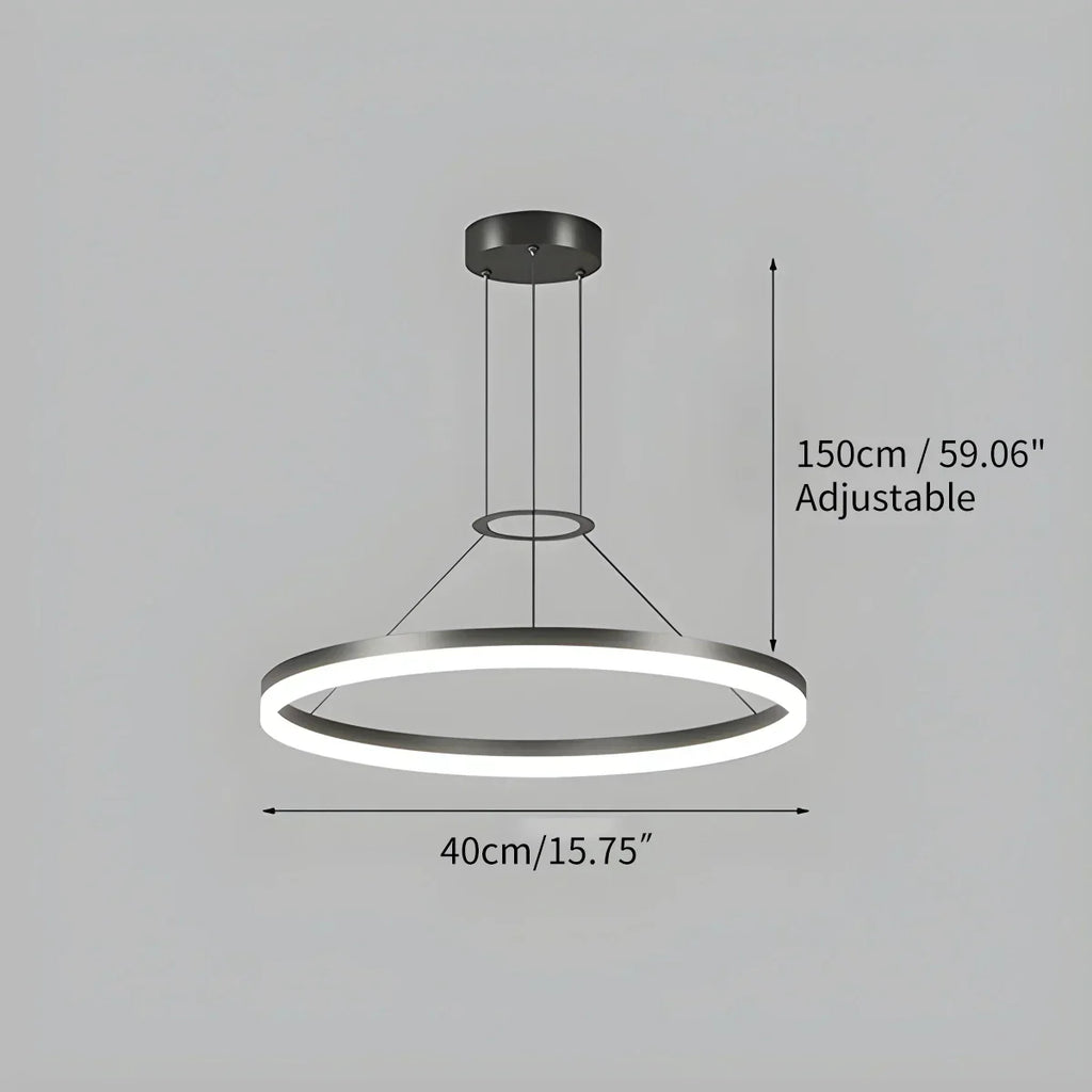 Round LED Pendant Light for Living Rooms and Kitchens | Ventumra