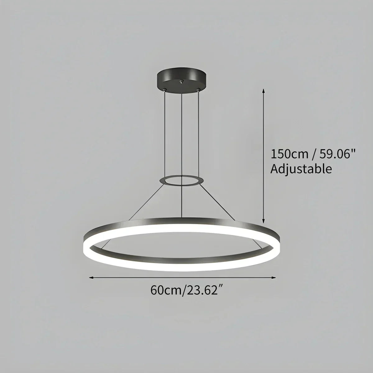 Round LED Pendant Light for Living Rooms and Kitchens | Ventumra