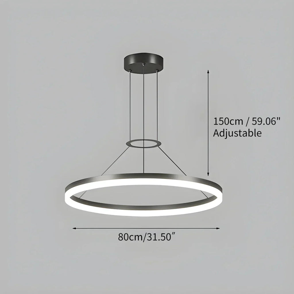 Round LED Pendant Light for Living Rooms and Kitchens | Ventumra