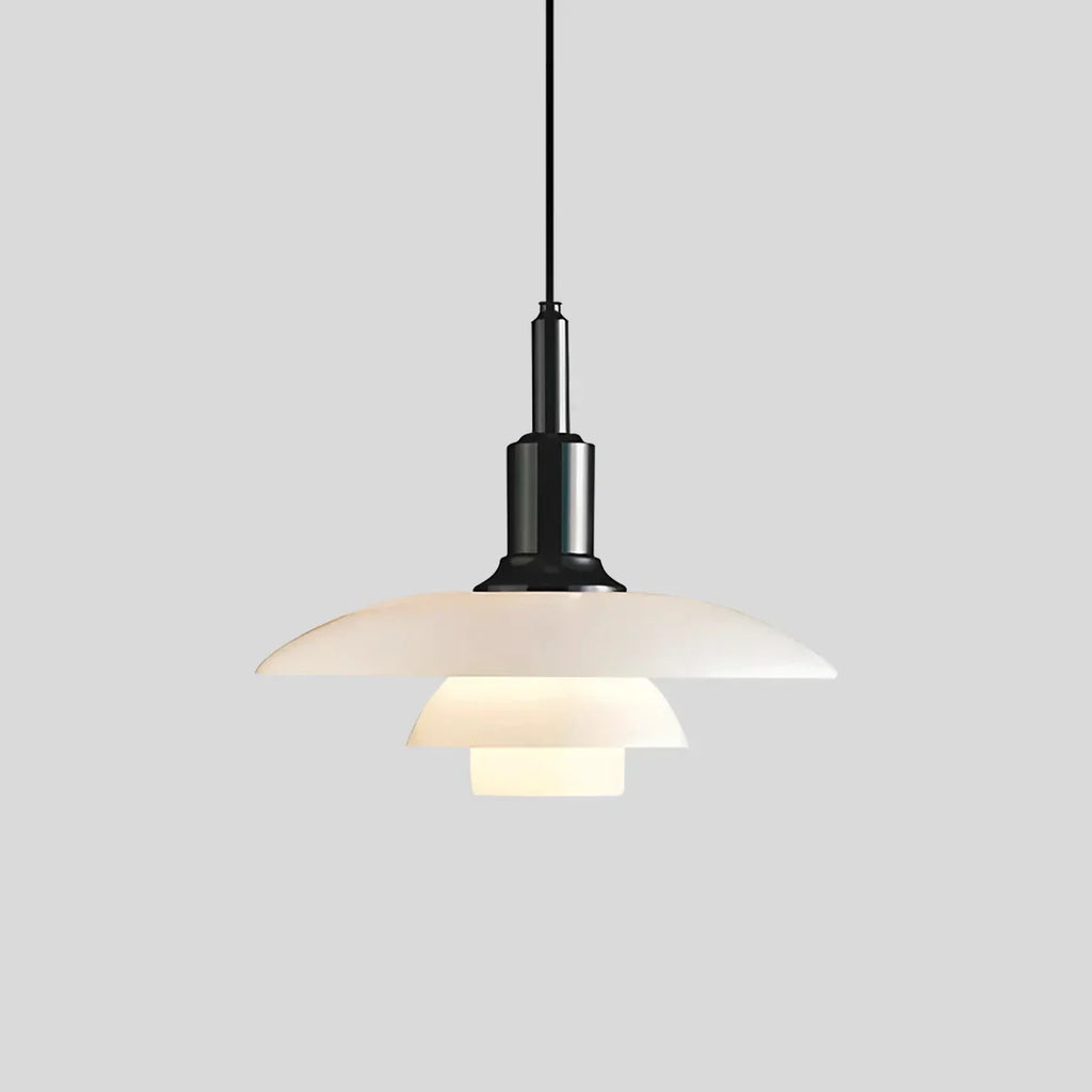 Suspension en verre de style danois pour cuisine, plafonnier design | Ventumra