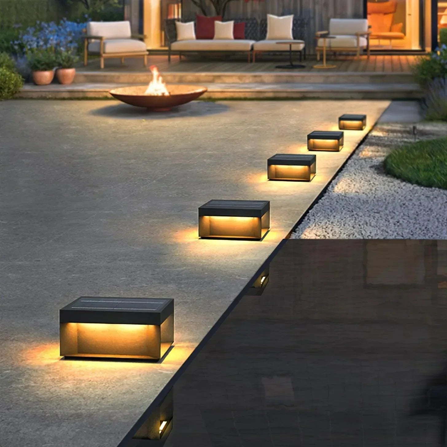 Elow Outdoor Post Lamps Modern Square Solar | ventumra