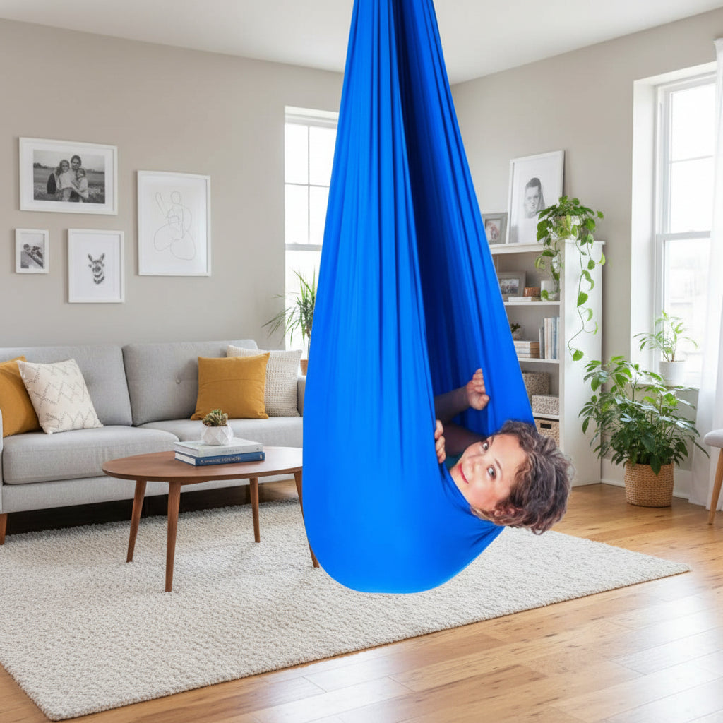 Altalena terapeutica ritmica SereniSwing — Design a dondolio costante per bambini