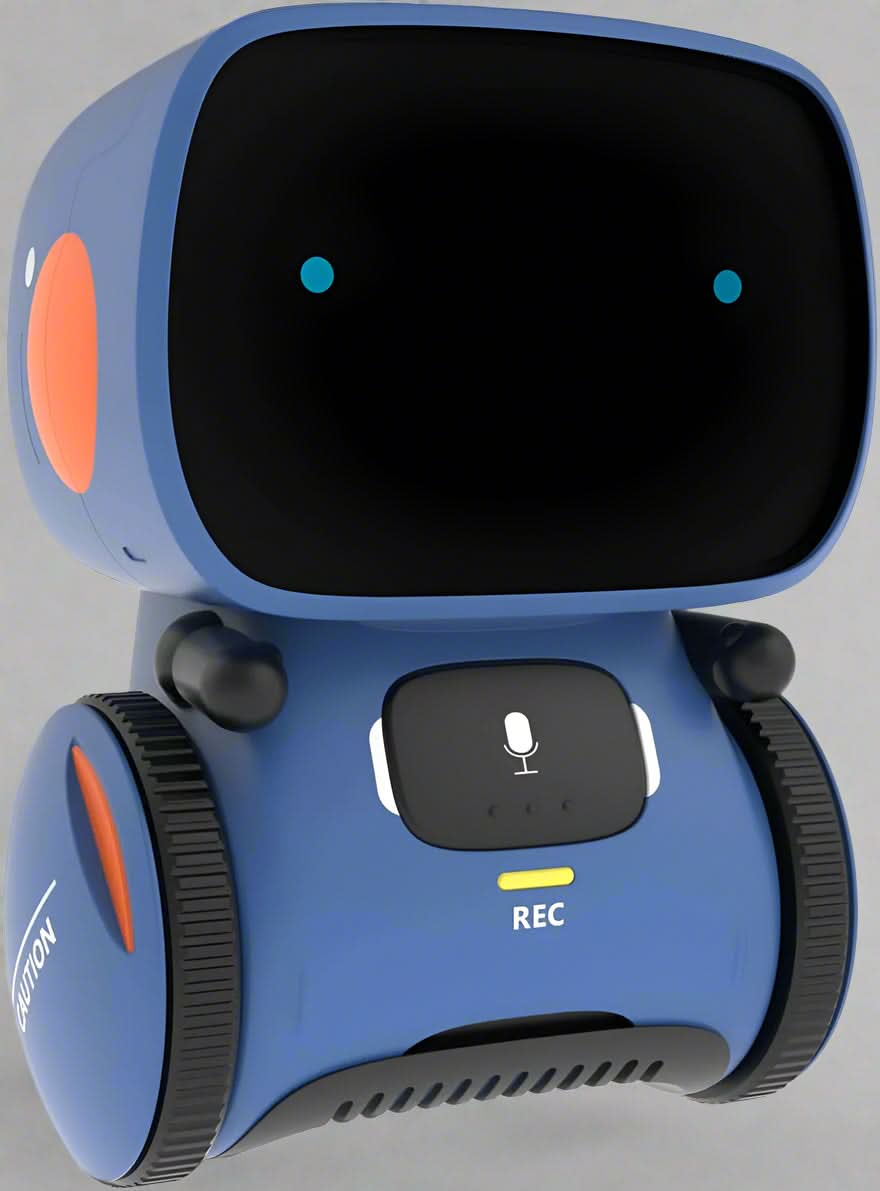 PulseBot Mini táncoló robot — interaktív hang- és hangvezérlési funkciók