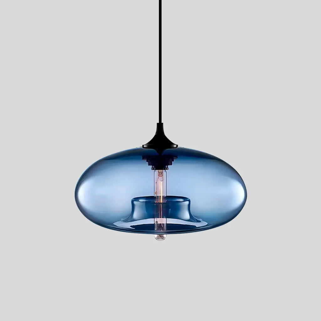 Vibrant Glass Pendant Light For Dining Room Decor | Ventumra