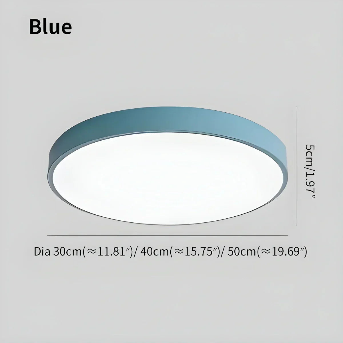 Candeeiro de teto LED Macaron, luminária circular minimalista para interiores modernos | Ventumra