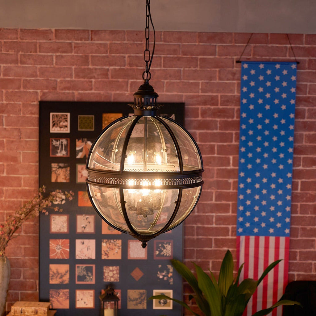 Edward retro-hanglamp van glas | ventumra
