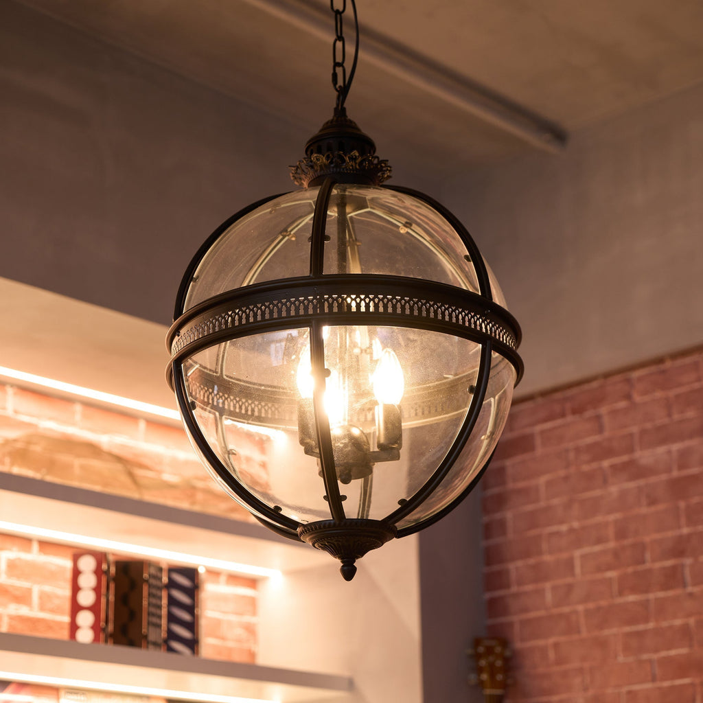 Edward retro-hanglamp van glas | ventumra