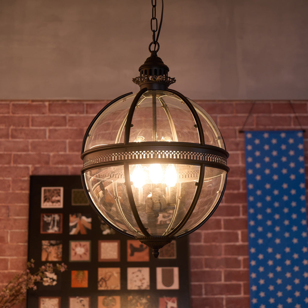 Edward retro-hanglamp van glas | ventumra